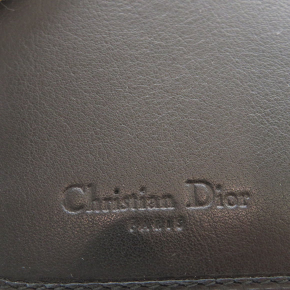Christian Dior Trotter Pattern Long Wallet Coin Purse Nylon Leather - Picture 6 of 10